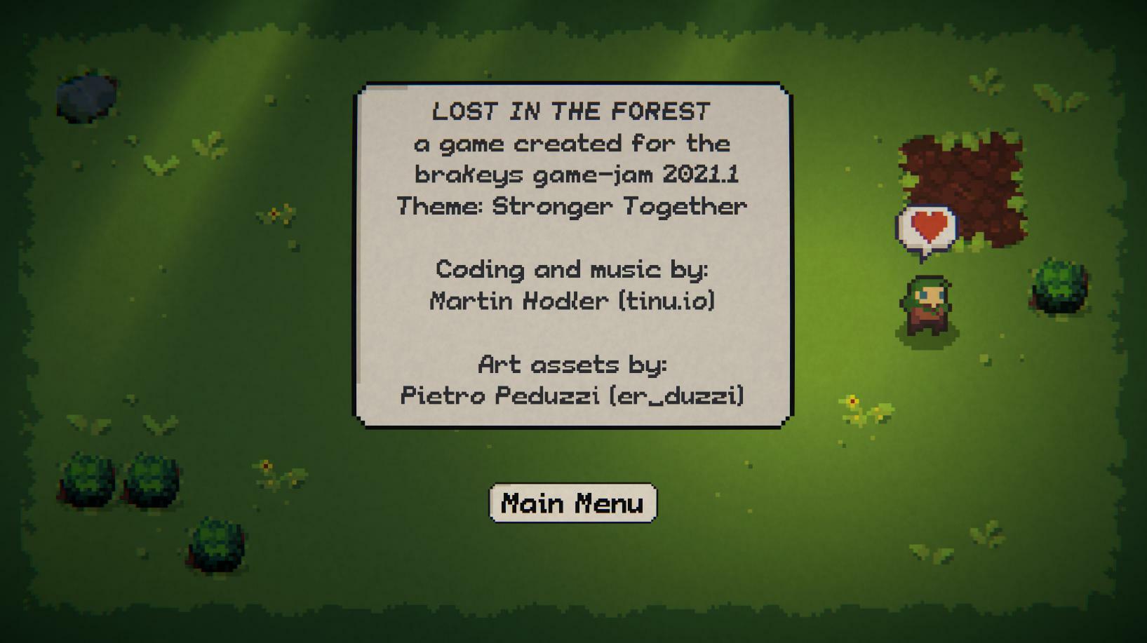Lost in the forest (itch) (LGN_ROYAL, tinu.io)