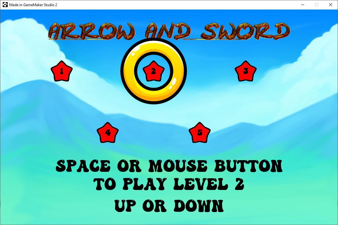 Arrow & Sword - Accessible Game - Simple Control System
