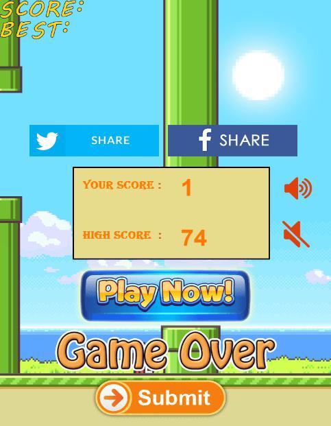 Flappy Bird (flappybird-ws)
