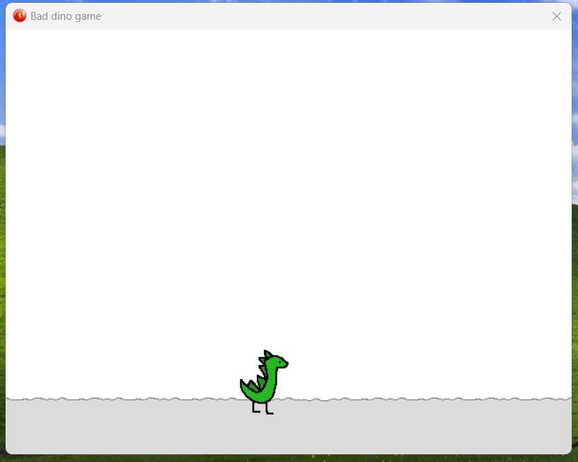 Bad dino game