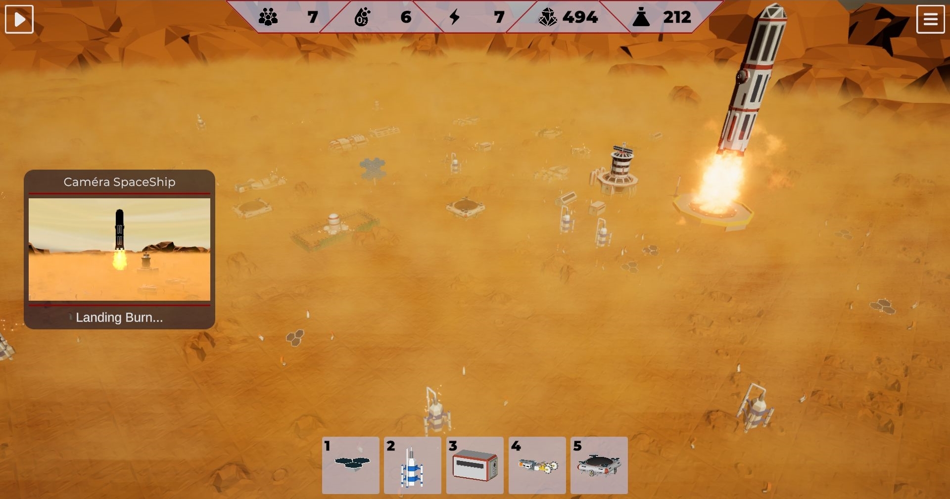 MARS: PREMIERS PAS